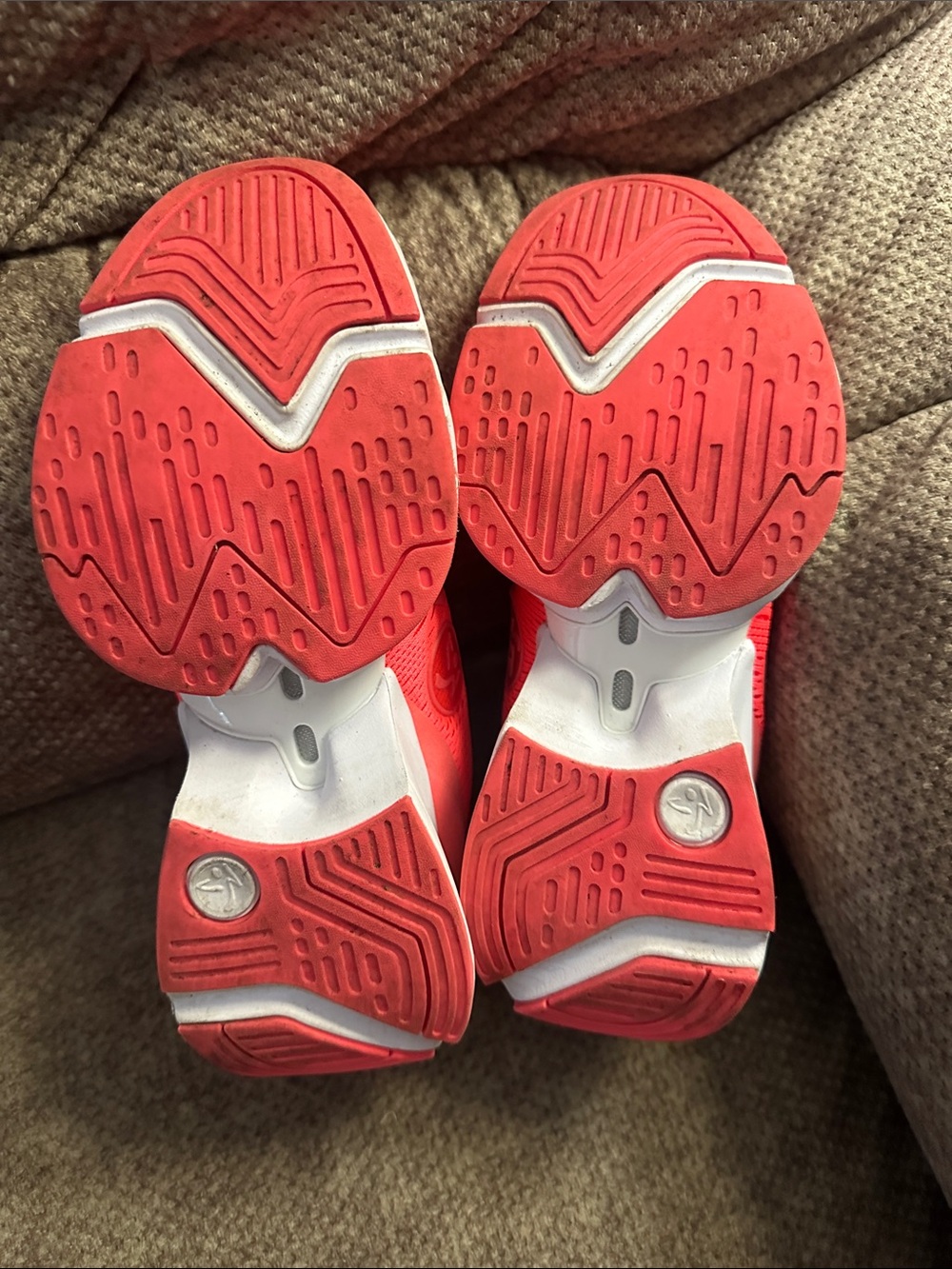 Zumba Fitness Neon Pink & Lime Pull-Tab Women's Sneakers - Picture 6 of 7